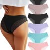 BeReady Culotte Invisible Femmes Sans Couture Confort Dentelle Lot de 6 Culottes & Slips Séduction Plissé Grande Taille