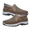 FOCCAR Chaussures orthopédiques respirantes pour homme - Chaussures à enfiler avec soutien de la voûte plantaire - Baske