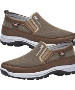 SOPTEC Chaussures orthopédiques respirantes pour Hommes - Baskets adaptées aux Sports Plein air, Randonnée et Marche