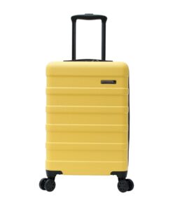 Valise Cabin Max Toscane jaune Air France - Coque rigide, légère, 4 roues, serrure 3 chiffres 55x35x25 cm