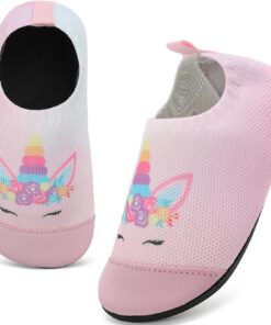 Pantoufles légères et antidérapantes VOLHAL pour enfants et filles, apprentissage de la marche, maternelle, pieds nus, t