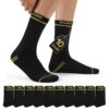 Chaussettes Mowenti Homme Travail Hautes Coton Crew Oeko-Tex Chauffer