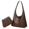 Sac Cabas Femme Skyearman Grand Format en Cuir PU avec Fermeture Éclair Grand Capacité et Sacs Porté Epaule