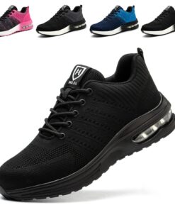 Baofular Chaussures de Sécurité Légères pour Hommes et Femmes - Confortables, Antidérapantes et Respirantes