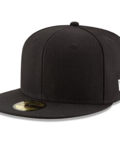 New Era 59Fifty Fitted Cap Noir Élégant et Polyvalent Cap Nouvelle Édition