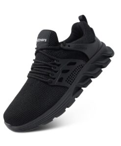 Hitmars Chaussures de Sécurité Homme et Femme - Basket Sécurité Cuisine et Chantier - Noir EU36-48