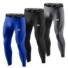 MEETYOO Legging Homme Respirant Compression Sport Fitness