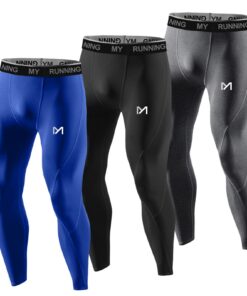 MEETYOO Legging Homme Respirant Compression Sport Fitness