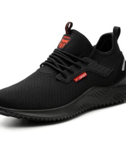 Chaussures de sécurité Calish légères pour homme et femme | Respirantes, antidérapant, embout de protection en acier |Wo