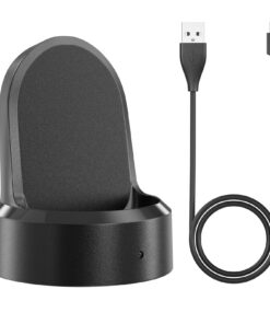 Chargeur Wanme Compatible Samsung Gear S3/Gear Sport/Gear S2 (1 Pièce) USB Remplacement pour Samsung Gear S3