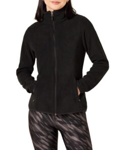 Amazon Essentials Femme Veste Éclair Intégrale Polaire Douce Coupe Classique Grandes Tailles Disponibles OEKO-TEX STANDA