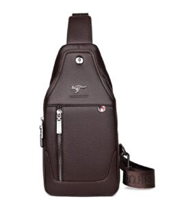 Sac Bandoulieré GKE Homme en Cuir PU pour Sports et Loisirs - Sacoche Porter Épaule Homme
