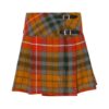 Tartanista Femme Mini-Jupe Finition Kilt 16,5" | Aimié par les Élégantes | Parfaite pour les Week-ends | Coupe Élégante