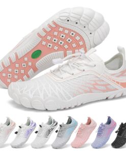 Saguaro Chaussures Minimalistes Barefoot Femmes pour Aquagym Spéciale Respirabilité Élargi, Taille 35-43EU