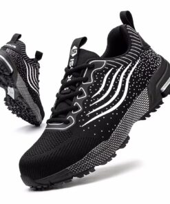 CYKYGGO Chaussures de Sécurité Hommes et Femmes Confortables pour le Travail Basket Sécurité Acier Cuisine