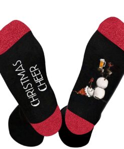 Chaussettes Affaires Homme Sans Élastique en Fibre de Bambou Extensibles et Anti-Transpirantes Taille Société Festive So
