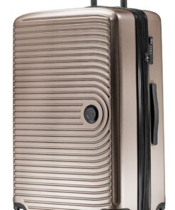 Valise Rigide Hauptstadtkoffer Mitte Grande, Valise TSA 8CM d'Extension, Bagage en Soute Champagne 130L