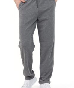 Pantalon de jogging Comeor en coton pour homme - pantalon de sport long OEKO-TEX STANDARD 100 - pantalons de jogging pou