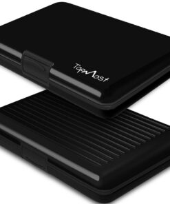 Étui en Aluminium TopMost pour Cartes de Crédit avec Protection RFID pour Hommes et Femmes