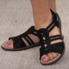Chaussures de marche femme confortable orthopédique bout ouvert sandales antidérapantes 34-42 Nu-pieds Bohême