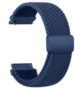 bracelet Wanme pour Amazfit GTR 3 / GTR 3 Pro en nylon tissé - confortable et réglable 22mm - fermeture magnétique - com