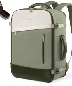 LOVEVOOK Sac de Voyage Cabine Femme Ryanair EasyJet | Lightweight & Waterproof, Expandable | Weekends & Business Trips |