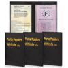 Jiawaggag 3 Pack Porte-Papiers Voiture Pratiques et Organisés pour Conducteurs (3)