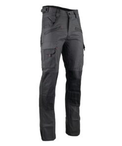 LMA WORKWEAR 1880 Pantalon de Travail Renforcé avec Poches Genouillères - 1261 Argile - Bicolore, Multipoches, Ultra-Rés
