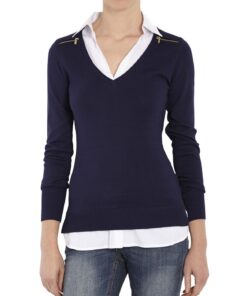 Morgan Pull manches longues avec col superposé pour homme en hiver chaudes et stylées|Morgan Pull manches longues avec c