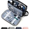 Sac de Voyage Chakipee Trousse de Toilette Étanche pour Hommes et Femmes Noir