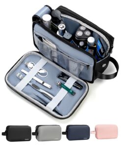 Sac de Voyage Chakipee Trousse de Toilette Étanche pour Hommes et Femmes Noir