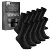 Chaussettes Homme Business Noir Confortable Coton Respirantes (Lot de 10) Certification OEKO-TEX STANDARD 100
