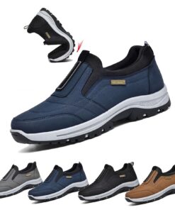 COITROZR Chaussures orthopédiques homme confortables, idéales pour la randonnée, résistantes à l'usure et antidérapantes