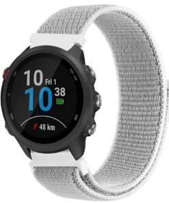 Wanme Gris Bracelet Compatible Pour Garmin Avec Fonctionnalités Specifiques pour Runners Durables