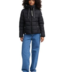 Veste d'hiver matelassée Navahoo B930 col montant doublé pour femme