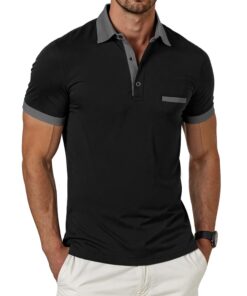 GLESTORE Polo Homme Manches Courtes | Mode, Comfort et Style pour Hommes enété| Taille Classique et Fit Relaxed| Vêtemen