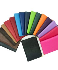 Etui Voiture Charmoni Florient - Carte Grise 7 Emplacements -Cuir Vachette (Noir)
