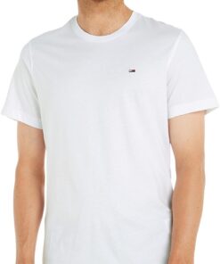 Tommy Jeans T-shirt Homme Manches Courtes Slim Fit Original