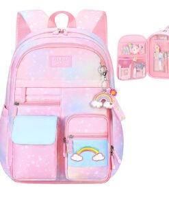 Sac à Dos Hifot Licorne Adolescentes Ecole Hydrofuge Kawaii Light