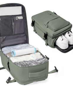 BJLFS Sac à Dos sous Vide pour Voyage 40x20x25 cm Étanche avec Système de Compression Scellé