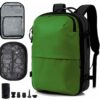Sac à dos de voyage OPOALO 60L pour voyageurs actifs avec technologie de compression intégrée et pompe extensible