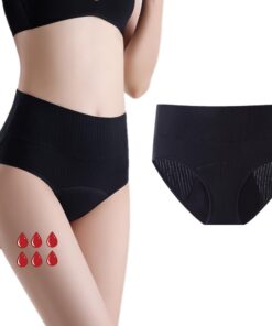 Culottes menstruelles flux très abondant taille haute absorbantes OEKO-TEX STANDARD 100clusables pour femmes