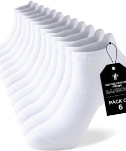 Chaussettes Niorasen Respirantes Anti-Odeur Hommes Femmes 43-46 37-42, Sport Courtes d'Été Respirantes, Antijambe, Mi-ba