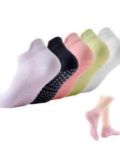 Chaussettes Pilates Antidérapantes Arvoni | Confort | Respirantes | Femmes | Sportif | Fitness | Taille Unique | Chausse