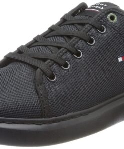 Tommy Hilfiger Homme Baskets à Semelle Légères en Textile - Comfortables et Confortables pour la Marche Urbaine - Fm0fm0