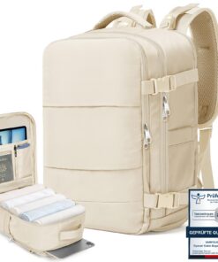 Samfolk Ryanair – Sac de voyage multi-poches pour homme et femme avec poches antivol – Idéal pour vacances et weekend –