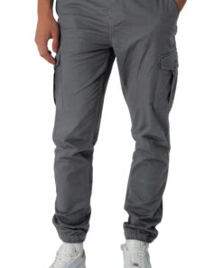 Smith & Solo Pantalon Cargo Homme en Coton Stretch - Pantalon de Travail avec Poches et Cordon de Serrage