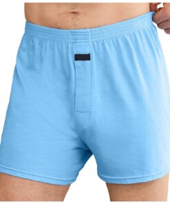 WAZHAKU Boxer américain en coton pour homme - Large - En coton