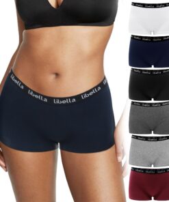 Boxer en coton respirant Lakpoau pour femme 6 pièces Hotpants Pantys Shorty Shorts femmes 3429