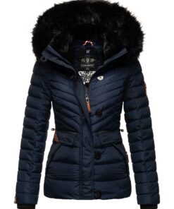 Veste d'hiver matelassée Navahoo B899 avec capuche et doublure chaude pour homme